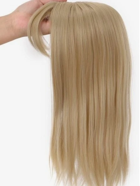 Blonde Hait Toppers With Bangs 3 Blonde Hait Toppers With Bangs