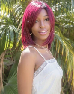 Sassy Wig By Rene Of Paris | Heat Friendly Synthetic -Wig Promotion Shop 411 Sassy Plum Dandy 1