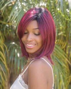 Sassy Wig By Rene Of Paris | Heat Friendly Synthetic -Wig Promotion Shop 411 Sassy Plum Dandy 2