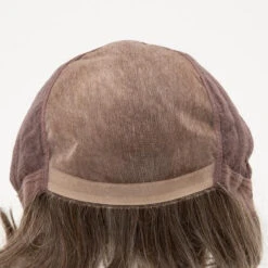 Aubrey Wig By Envy | Mono Top | Human Hair Blend -Wig Promotion Shop AubreyFront DarkGrey