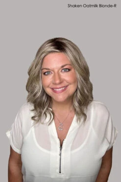 Miu Wig By BelleTress | Heat-Friendly Synthetic 27 Miu Wig By BelleTress | Heat-Friendly Synthetic -Wig Promotion Shop BelletressMiuShakenOatMilkBlondeRFront