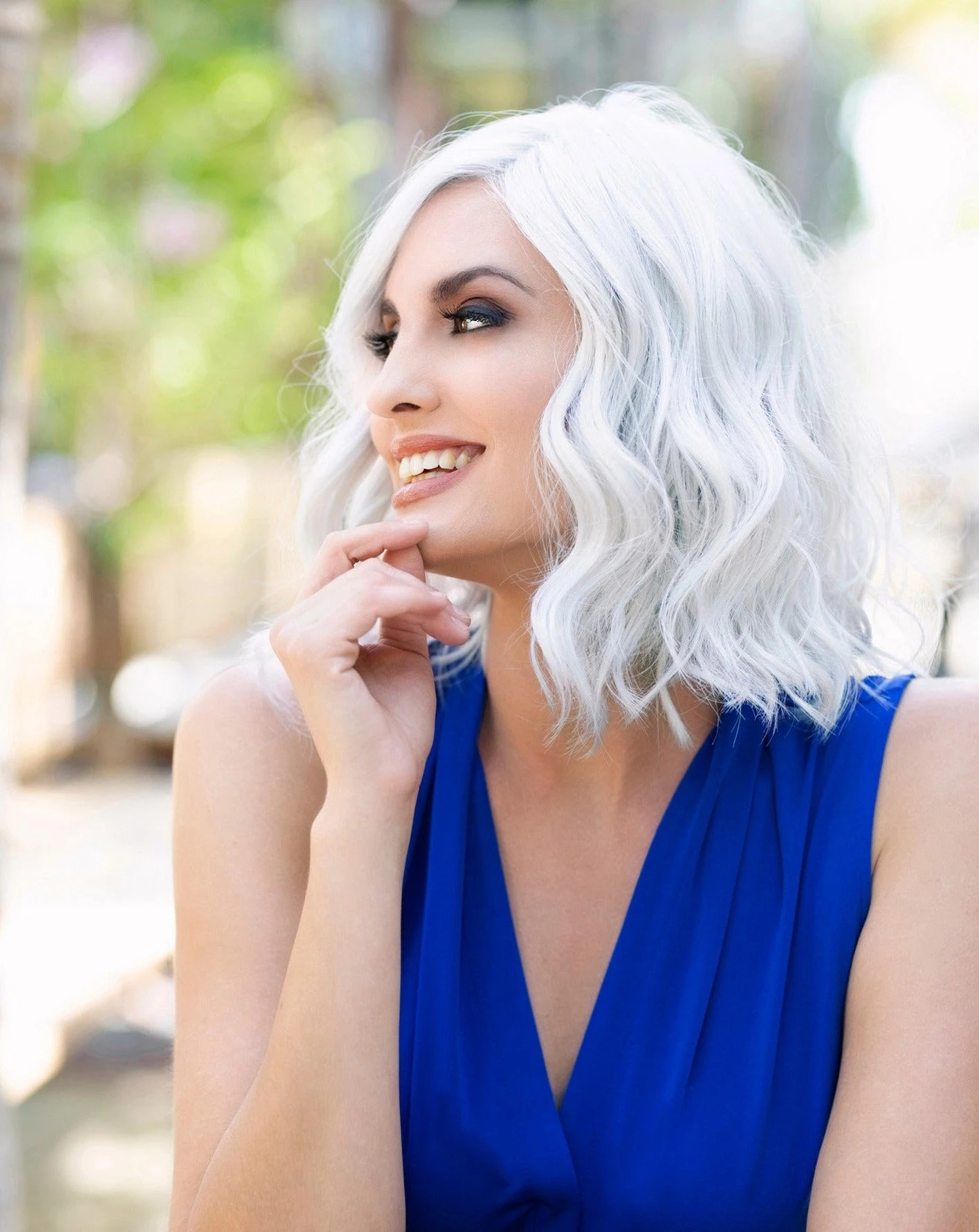 Emma Wig By Envy | Mono Part | Human Hair | Synthetic Blend 21 Emma Wig By Envy | Mono Part | Human Hair | Synthetic Blend - Image 19