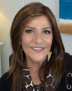 Ava Wig By Envy | Mono Part | Human Hair | Synthetic Blend 30 Ava Wig By Envy | Mono Part | Human Hair | Synthetic Blend -Wig Promotion Shop EnvyAvaChocolateCaramel