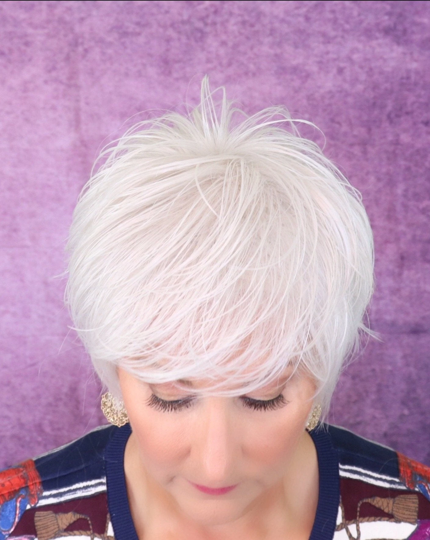 Flame Wig By Envy | Mono Crown | Human Hair | Synthetic Blend 8 Flame Wig By Envy | Mono Crown | Human Hair | Synthetic Blend - Image 6