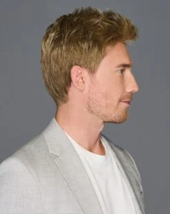 Dapper Men's Wig By HIM | Mono Crown -Wig Promotion Shop HIM Dapper Model Side2