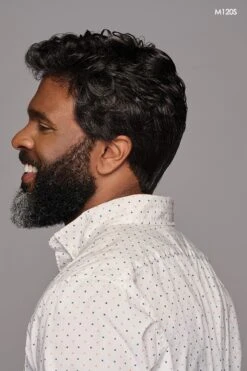 Dignified Men's Wig By HIM | Mono Top -Wig Promotion Shop HIM Dignified Model1 Side3