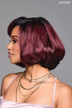 Kiara Wig By Kim Kimble | Heat-Friendly Synthetic -Wig Promotion Shop KK Kiara Model Side1