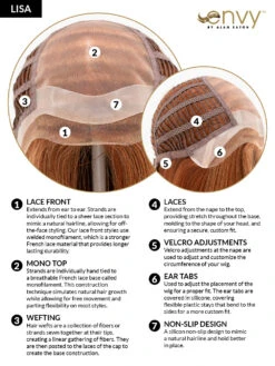 Lisa Wig By Envy | Human Hair/Synthetic Blend 40 Lisa Wig By Envy | Human Hair/Synthetic Blend -Wig Promotion Shop LisaCC04