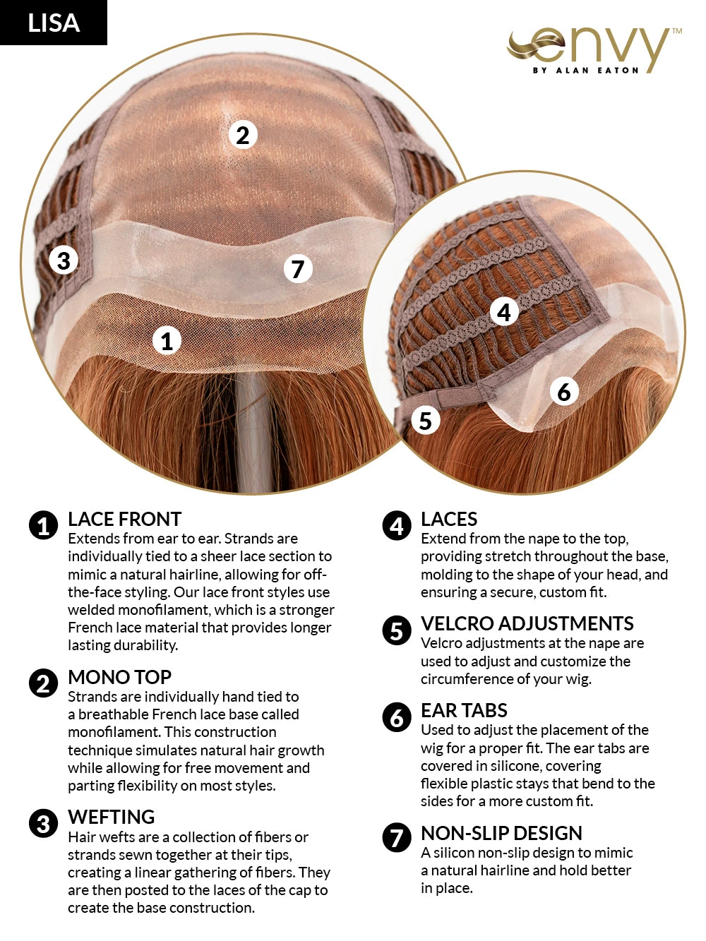 Lisa Wig By Envy | Human Hair/Synthetic Blend 21 Lisa Wig By Envy | Human Hair/Synthetic Blend - Image 19