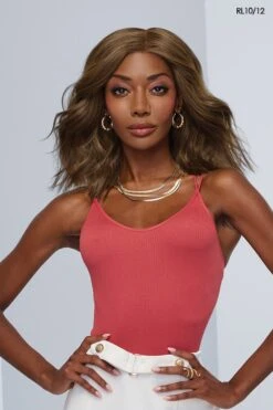 Big Spender Wig By Raquel Welch | Heat-Friendly Synthetic -Wig Promotion Shop RW BigSpender Model2 Front1