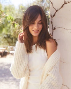 Remy Human Hair Topper 14" By Amore | Mono Top 24 Remy Human Hair Topper 14" By Amore | Mono Top -Wig Promotion Shop Remy14TPDarkChocolate1