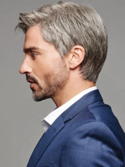 Reserved Men's Wig By HIM | Mono Crown 23 Reserved Men's Wig By HIM | Mono Crown -Wig Promotion Shop Reseved Side 1