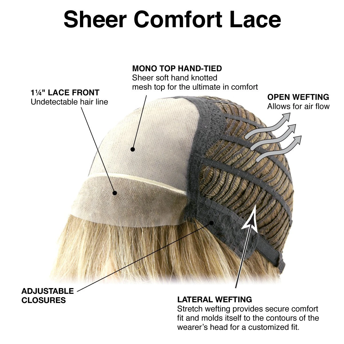 New Wave Wig By TressAllure | Mono Top 13 New Wave Wig By TressAllure | Mono Top - Image 11