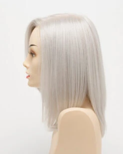 Zoey Wig By Envy | Mono Top | Human Hair | Synthetic Blend -Wig Promotion Shop ZoeyLeftSide LightGrey