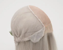 Zoey Wig By Envy | Mono Top | Human Hair | Synthetic Blend -Wig Promotion Shop ZoeySide LightGrey