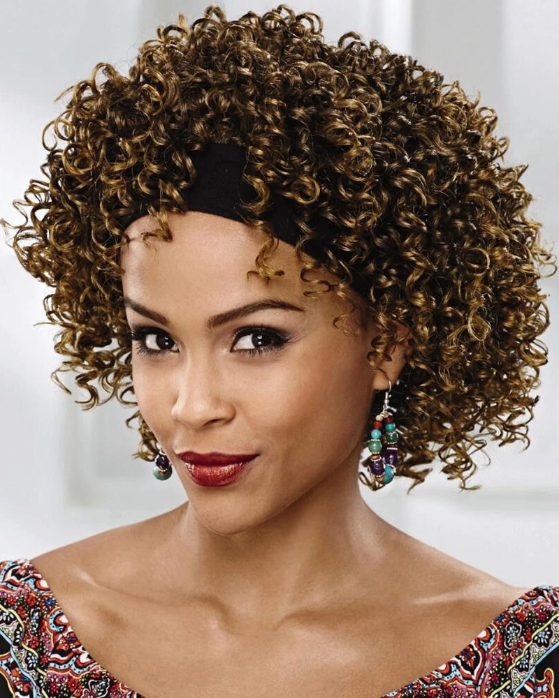 Adorable Headband-Style Hair Piece With Long Flowing Spirals 6 Adorable Headband-Style Hair Piece With Long Flowing Spirals - Image 4