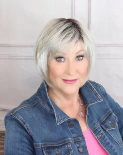 Blues Wig By Ellen Wille | Mono Crown 23 Blues Wig By Ellen Wille | Mono Crown -Wig Promotion Shop bluesilverblonderootedfront