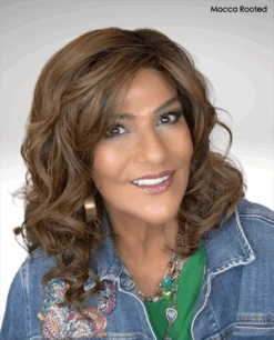 Heaven Wig By Ellen Wille | Heat-Friendly Synthetic 35 Heaven Wig By Ellen Wille | Heat-Friendly Synthetic -Wig Promotion Shop cEWHeavenMoccaRootedFront1