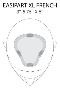 EasiPart XL French Topper 18" | Remy Human Hair | Renau Exclusive -Wig Promotion Shop easiPart French XL placement and dimensions 509311f2 e11e 455d 9529 41f3086376fa