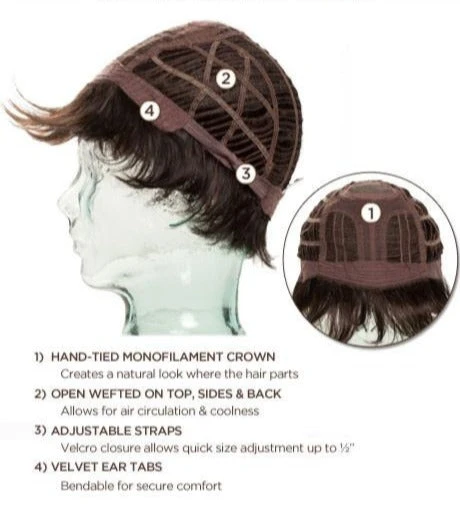 Date Wig By Ellen Wille | Mono Crown | Large Cap 14 Date Wig By Ellen Wille | Mono Crown | Large Cap - Image 12