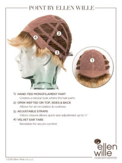 Point Wig By Ellen Wille | Mono Crown -Wig Promotion Shop ewpoint 15 lg