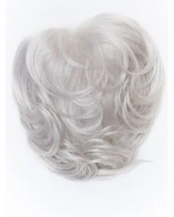 Grey Human Monofilament Top Piece