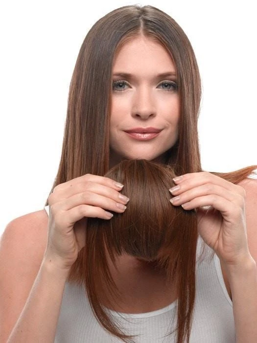 Heat-Friendly Synthetic Hair Clip In Bangs 4 Heat-Friendly Synthetic Hair Clip In Bangs - Image 2