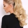 Long Blonde Curly Synthetic Ponytail 2 Long Blonde Curly Synthetic Ponytail -Wig Promotion Shop long blonde curly synthetic ponytail
