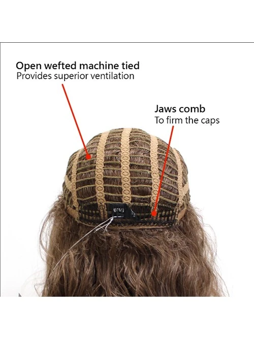 Long Layered Synthetic Hair 3/4 Cap Integration 8 Long Layered Synthetic Hair 3/4 Cap Integration - Image 6