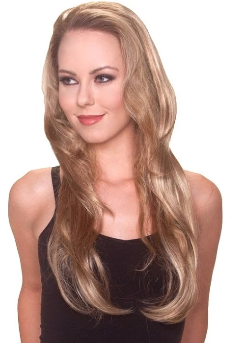 Long Wavy 3/4 Synthetic Hair Wig 4 Long Wavy 3/4 Synthetic Hair Wig - Image 2