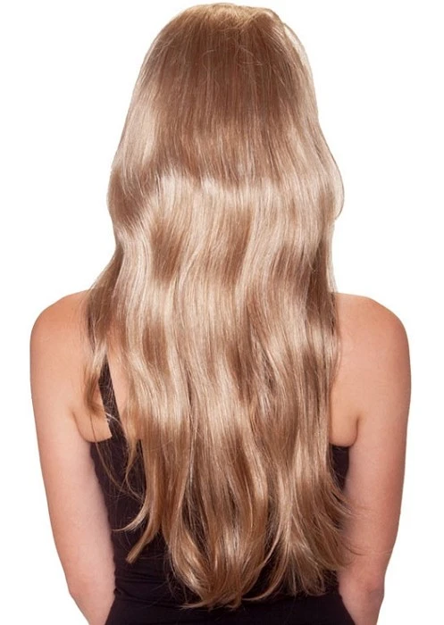 Long Wavy 3/4 Synthetic Hair Wig 7 Long Wavy 3/4 Synthetic Hair Wig - Image 5