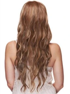 Long Wavy Topper Hairpiece Synthetic 3/4 Wig 7 Long Wavy Topper Hairpiece Synthetic 3/4 Wig -Wig Promotion Shop long wavy topper hairpiece synthetic 43 wig 1 1