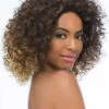 Natural Synthetic Curly Bob Hair Half Wig 2 Natural Synthetic Curly Bob Hair Half Wig -Wig Promotion Shop natural synthetic curly bob hair half wig