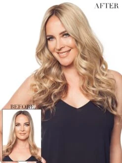 Wavy Blonde 100% Human Hair Mono Hair Pieces 9 Wavy Blonde 100% Human Hair Mono Hair Pieces -Wig Promotion Shop npa1504006 1 1