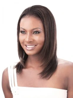 Silky Straight Human Hair Half Wigs