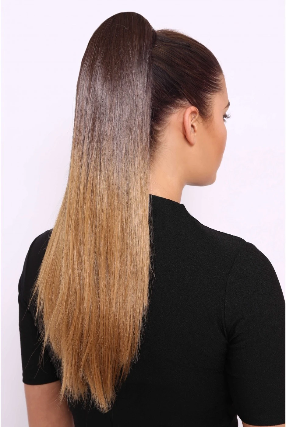 Straight Ombre Ponytail 20inch Syntheitc Hair 5 Straight Ombre Ponytail 20inch Syntheitc Hair - Image 3