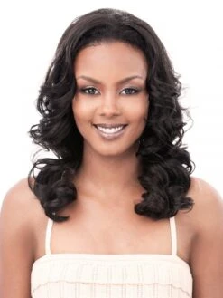 Synthetic Curly Hair Long Layered Half Wig